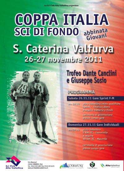 In VALFURVA la Coppa Italia abbinata Giovani di fondo